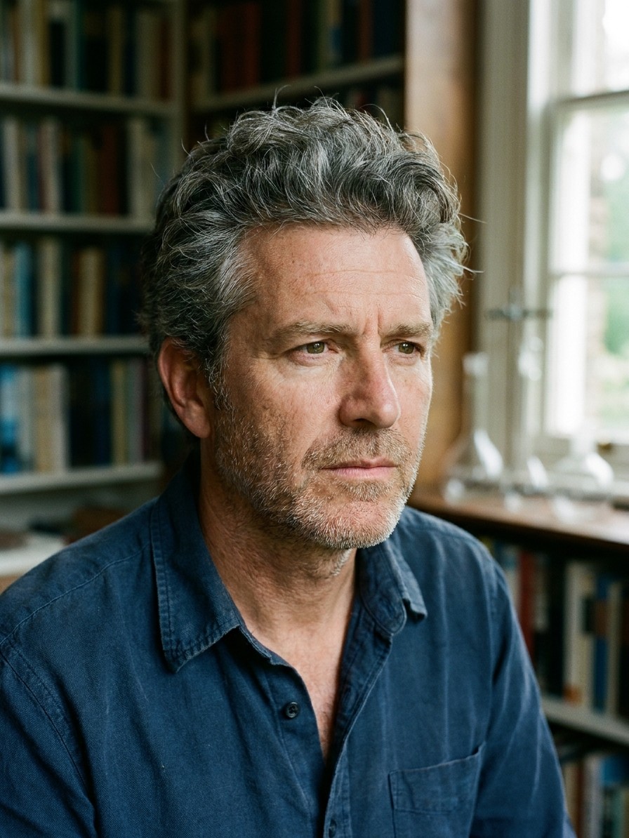 Marcus Vale — independent researcher and bio-hacker, founder of HairScience, who engineered HS-01 after the finasteride and minoxidil side effects